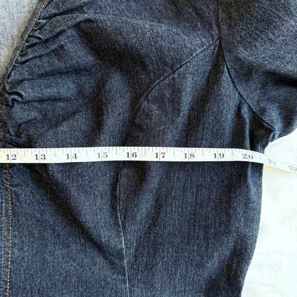 Vintage FUBU Denim Dress Size 16W Y2K Hip Hop Streetwear Long Sleeve - Picture 11 of 12